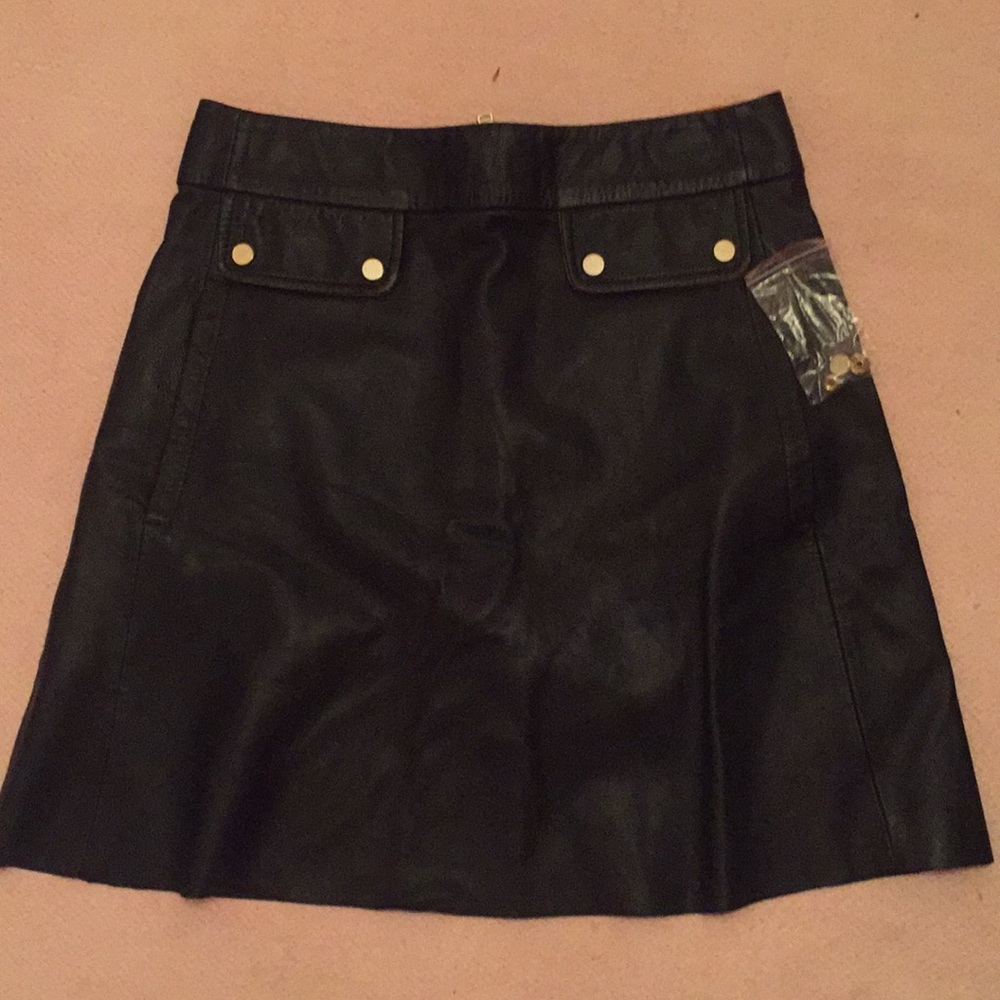 Leather skirt